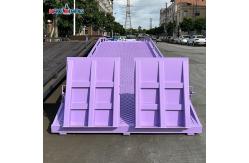 China Purple Portable Truck Dock Ramps 20000kg Temporary Loading Dock supplier