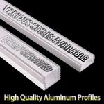 Silicone Material LED Strip Light 12v Super Bright Low Voltage 2835 for Counter Advertising for sale