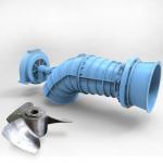 Long-Lasting Water Turbine Generator Service Life ≥50 Years Clean Energy Stainless Steel Materials Easy Installation for sale