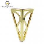 Wanjusheng Hardware Accessories Metal Sofa Legs Modern Simple Gold Furniture Feet for sale