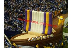 China End Zone Party Deck Inflatable Boat for football supplier