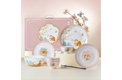 China Customized Colour Ceramic Dinnerware Sets FOB SHENZHEN for Under Glazed Technique supplier