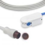 Grey Aldult Biolight 3m 9 Pins spo2 finger sensor fast responses for sale
