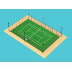 Acrylic Sports Flooring Paddle Tennis Court Portable Outdoor Basketball Court for sale