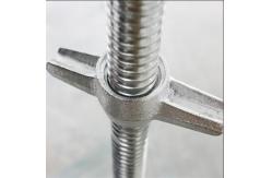 China Steel Galvanized Adjustable Building Scaffold Base Jacks 600mm supplier