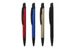 China Classic Design Aluminum Ball Pen Smooth Ink Flow Ballpoint Pen Office School Stationery supplier