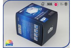China Personal Care Paper Special Design Mask Folding Carton Box Gloss Lamination supplier