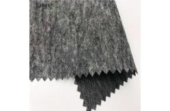 China Elastic Fusible Non Woven Interlining 100cm Width Double Dot Coating supplier
