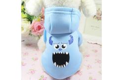 China Customized Pet Clothes Cartoon Dog Hoodie / Coat / Jacket With Print Pattern supplier