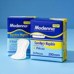 Good Breathability Leakage Protection Disposable Sanitary Napkin 6 Layers for sale