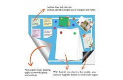 China Removable Sticky Memo Board Magnetic For Wall Surfaces supplier