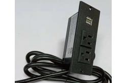 China ABS Fire Protection Conference Table Socket / Furniture Tabletop Outlet Box supplier