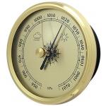 Vintage Brass Indoor Outdoor Thermometer Hygrometer For Garden Greenhouse for sale