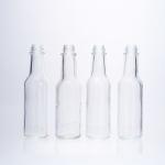 5oz 150ml Hot Sauce Woozy Glass Bottle With Leak Proof Screw Cap for sale
