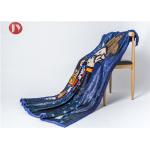 Digital Printing Micro Mink Sherpa Blanket , Double Layer Royal Plush Fleece Blanket