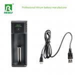 18650 26650 21700 Li-ion Battery USB Charger Single Slot Smart Rechargeable 4.2V for sale