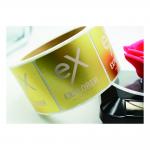 High Printable Adhesive Vinyl Letters Metal Gold Foil Sticker Label Waterproof for sale