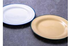 China Reminiscence Enamel Ceramic Dinner Plate supplier