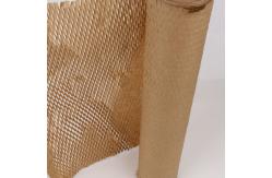 China Degradable Stretchable Primary Color Honeycomb Kraft Packaging Paper supplier