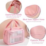 Multifunctional Travel Toiletry Makeup Bag Water Resistant With Handy Handle for sale