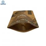 Aluminum Foil Stand Up 150g Kraft Paper Coffee Bags for sale