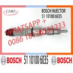on stock fuel injector 0445120030 51 10100 6035 for MAN TRUCK