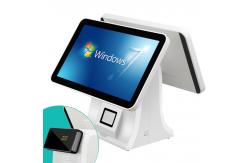 China FCC 1024x768 15.6 Dual Screen POS Machine For Payment supplier