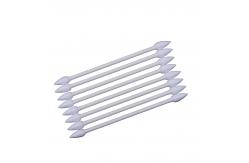 China Dust Remove Cleanroom Swab Industrial Lab Paper Rod Thin Cotton Swabs supplier