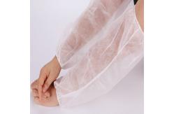 China Disposable White Blue Green Non Woven Protective Oversleeves 17'' To 22'' supplier
