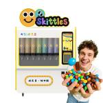 Sweet Treat Dispenser Vending Machine with Robotic Arm Dispensing Method in White or Customized Color for sale