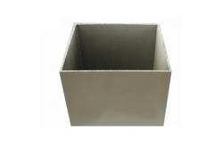 China Milky White Machined Aluminium Profiles ,  High Hardness Aluminium Louver Frame supplier