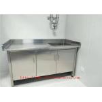 3000 L or 4500 mm L White Stainless Steel Work Bench Stainless Steel Lab Furniture for sale