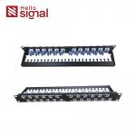 UTP CAT6A Unshielded Patch Panel Cat6 Tool free 24 Port 1U Unshielded UTP RJ45 network Patch Panel Removable for sale