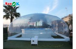China Customized Outdoor Enclosures Inflatable Swimming Pool Tent Cover Inflatable Pool Dome Covers supplier