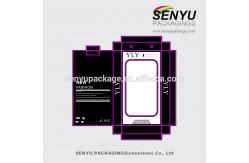 China Custom Printing Service Paper Packaging Paper Phone Game Card Box with Plastic Window supplier