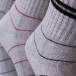 Spandex / Elastane Breathbale Sports Ankle Sock With Sweat - Absorbent Material for sale