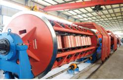 China Frame Rigid Strander Machine Stranding Pitch 50-500mm And Automatic Tension Control supplier