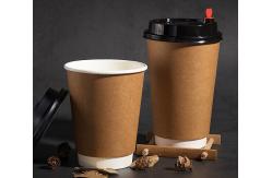 China Custom Printed Paper Coffee Cups 7Oz 16Oz Disposable supplier