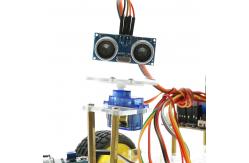 China Multi - Function Robot Car Kits Ultrasonic Sensor Assembly With Tutorial supplier