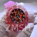 Lab-Grown Sakura Pink Sapphire Watch Case Luxury Scratch Resistant for sale