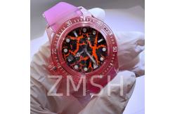 China Lab-Grown Sakura Pink Sapphire Watch Case Luxury Scratch Resistant supplier