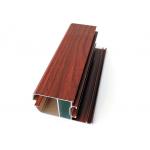Standard 6063 T5 Different Kinds Of Grain Wood Aluminum Profile For Door And Window for sale