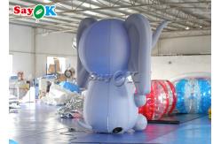 China Parade Event Inflatable Cartoon Characters Elephant With Blower supplier