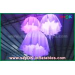 1m - 2m DIA Color Change Nylon Material Inflatable Jellyfish With CE / UL Blower for sale