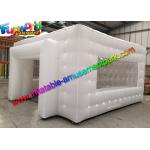 Clear White Color Cube Outdoor Inflatable Tent With CE / UL Blower for sale