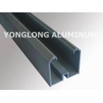 6 M Anodized Aluminum Curtain Wall Profile , Rectangle Aluminum Sliding Door Profile for sale