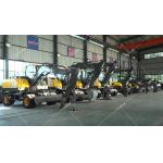 8.5tons Wheel Yellow Large Digger Hydraulic Mining Big Excavator With Spare Parts for sale