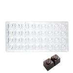 Cube Shape Custom Chocolate Molds DIY PS 3D Silicone Chocolate Molds for sale