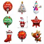 Wholesal Merry Christmas Foil Balloon Christmas Tree Shape Snowman Star Decoration for sale