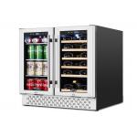 24 Undercounter Dual Zone Wine and Beverage Fridges for sale